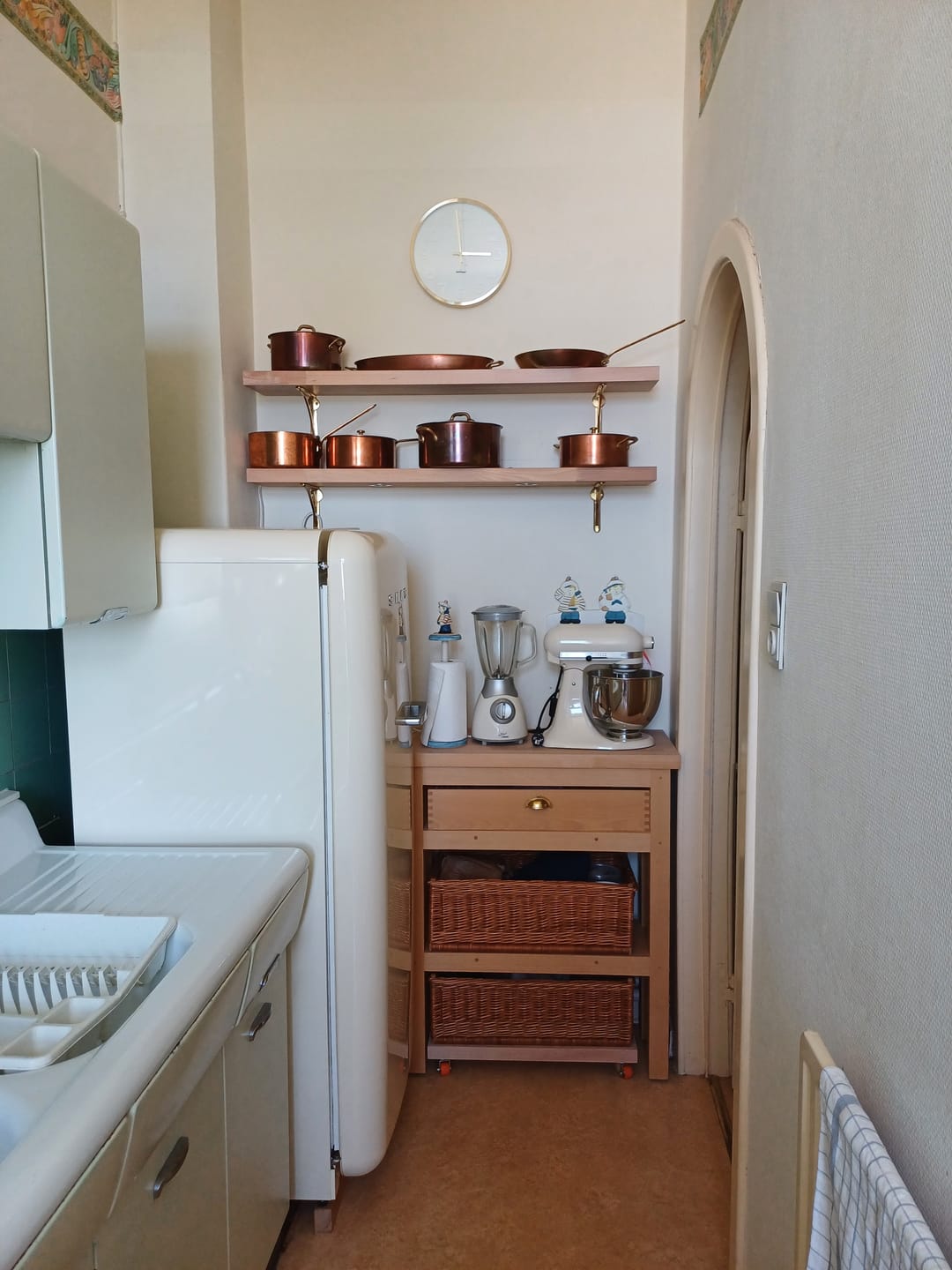 Customer photo review of Ironbridge Polished Brass Shelf Brackets | 4.5/6/7/8/10"