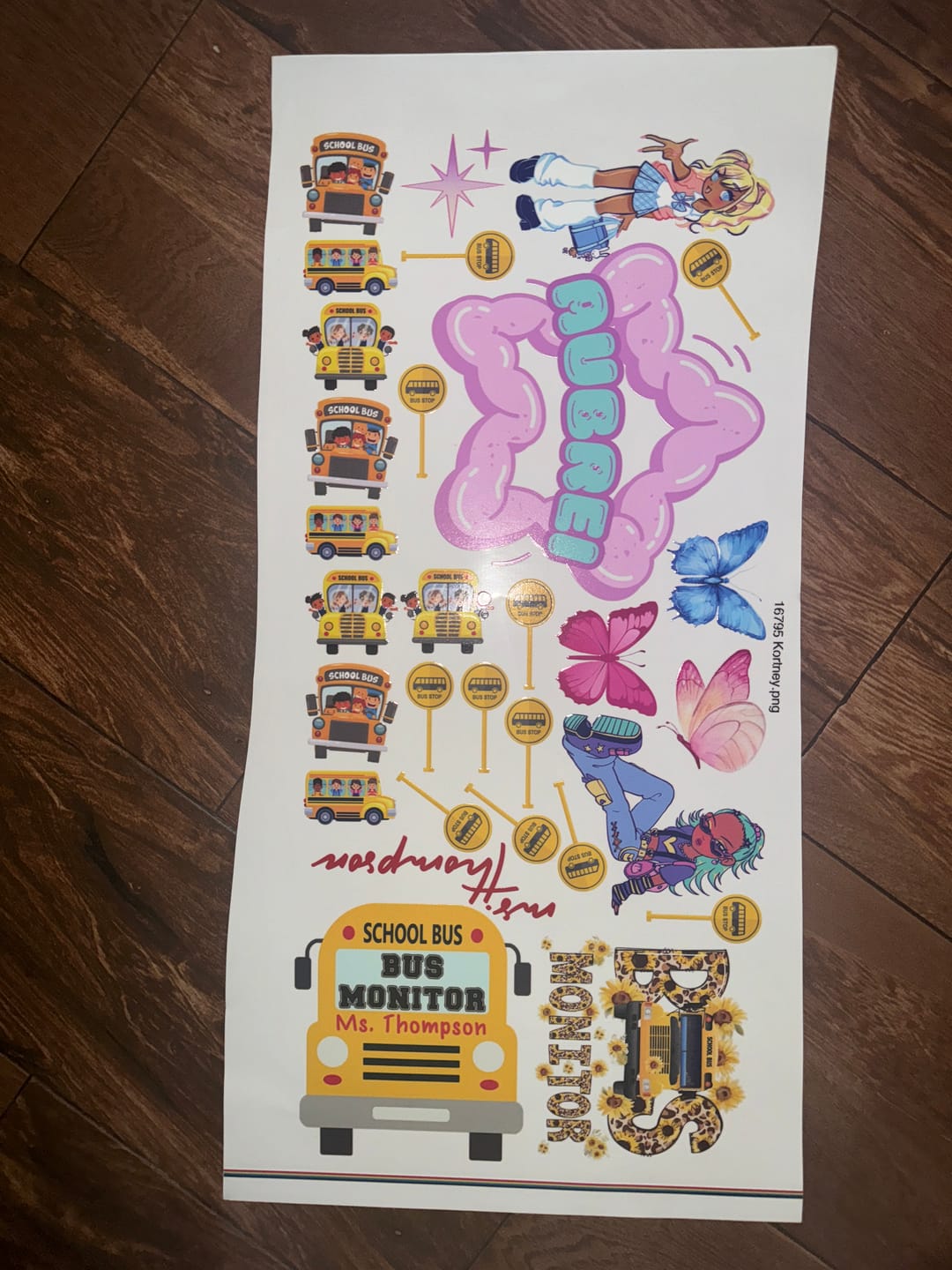 Customer photo review of UV DTF Gang Sheet Upload