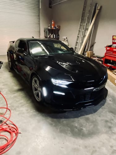 Customer photo review of Camaro ZL1 Conversion Front Splitter & Side Skirts
