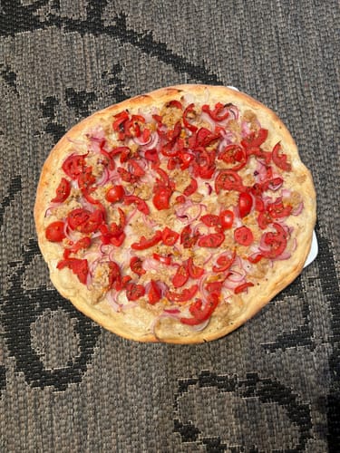 Customer photo review of Pizza sorriso "Low Carb Extreme"