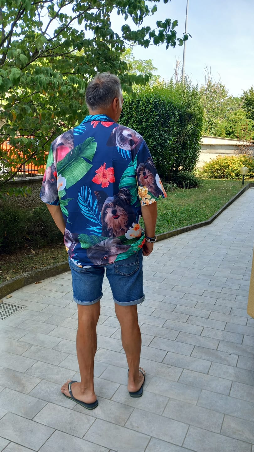 Customer photo review of La tua foto - Camicia hawaiana personalizzata