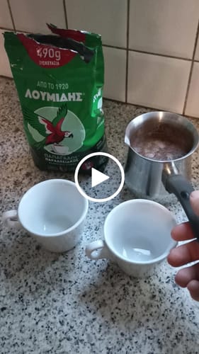 Customer video review of Greek coffee Loumidis - 490g
