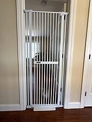 Customer photo review of FairyBaby 72" Tall Cat Gate with Narrow Bar Spacing