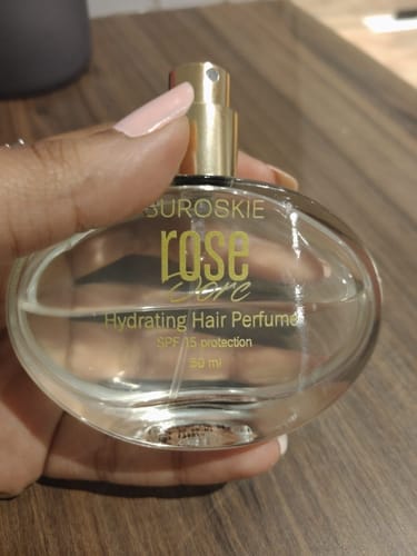 Customer photo review of Suroskie Rose Dore Hydrating Hair Perfume