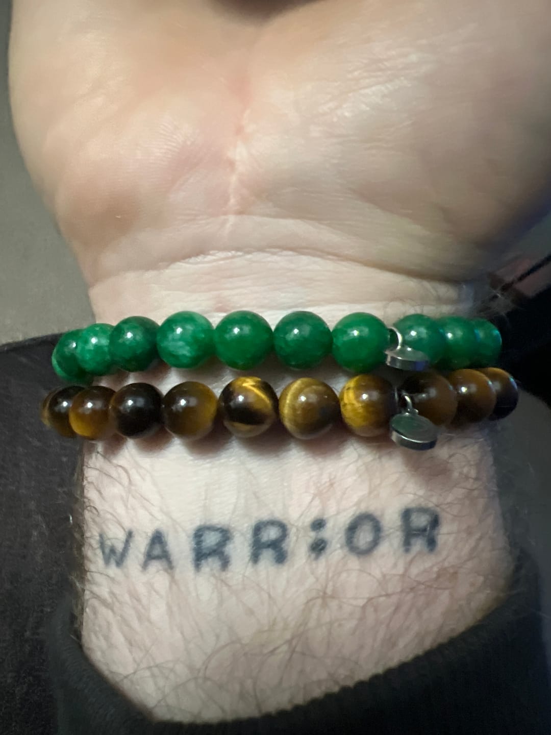 Customer photo review of Tiger Eye Bracelet