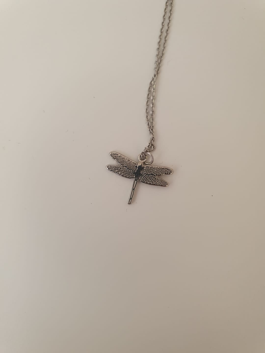 Customer photo review of Dragonfly Necklace