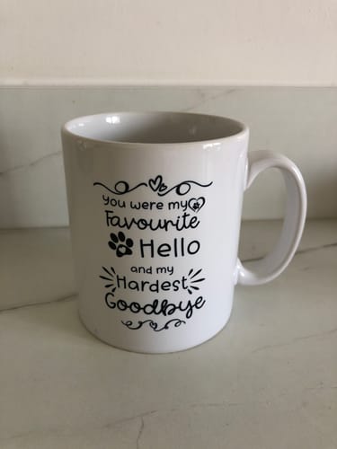 Customer photo review of Girl & Dogs - Life is better with a dog Personalised Mug