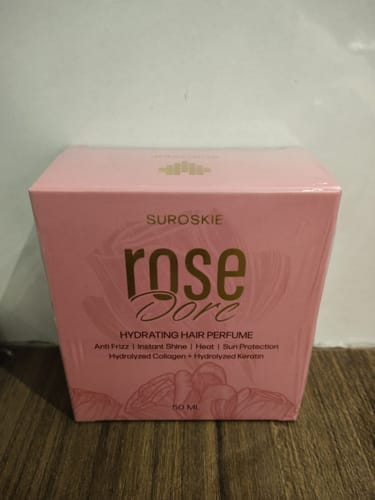 Customer photo review of Suroskie Rose Dore Hydrating Hair Perfume