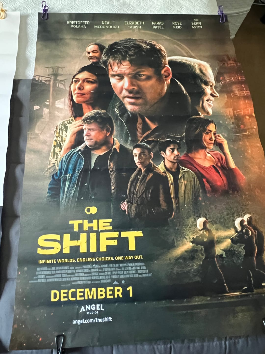 Customer photo review of The Shift Movie Limited Edition Poster