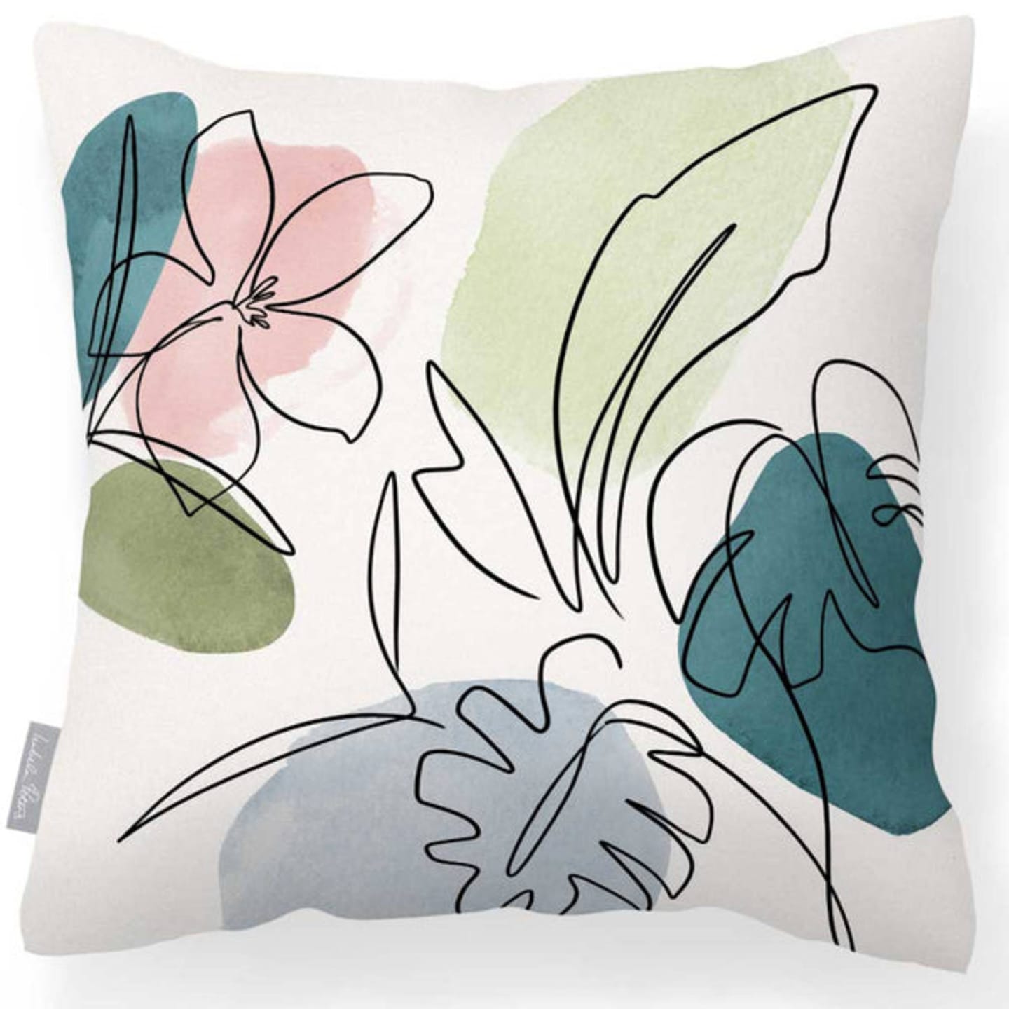 Customer photo review of Outdoor Garden Waterproof Cushion - Abstract Flower & Palms
