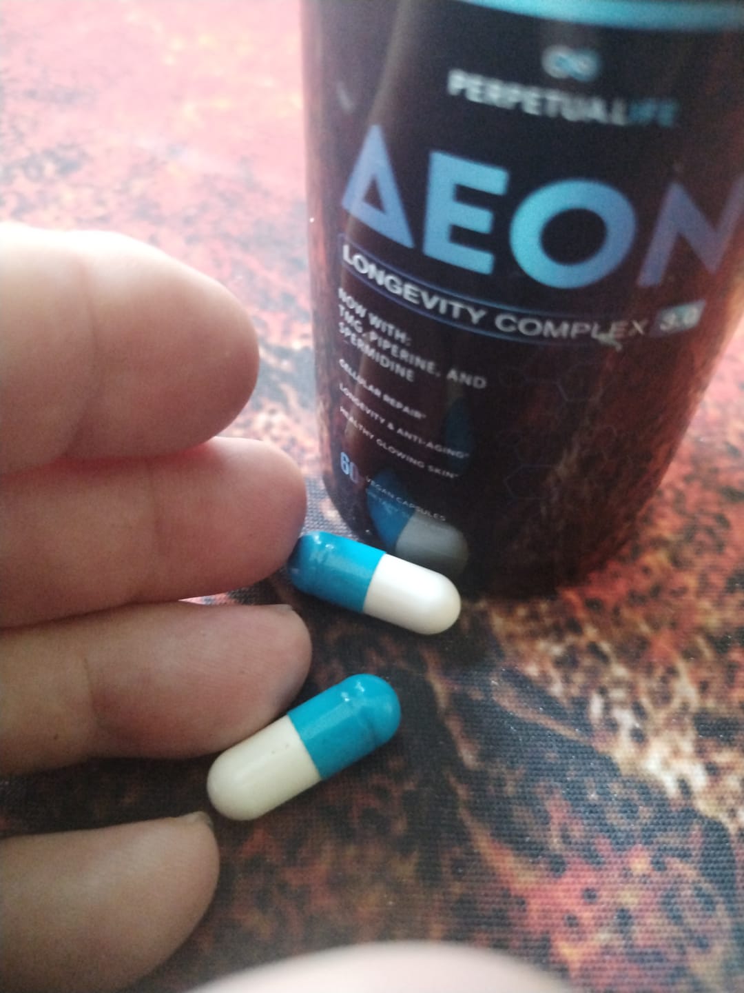 Customer photo review of AEON™ NAD+ Liposomal Longevity Complex with Nicotinamide DUO™