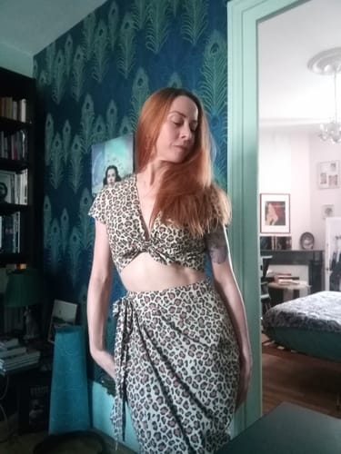 Customer photo review of Choose a fabric: Joan Playskirt