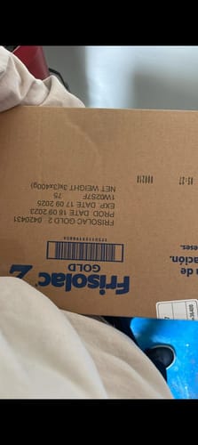 Customer photo review of Frisolac Gold 2 (6-12 Meses) 3 Pack 3.6 Kg