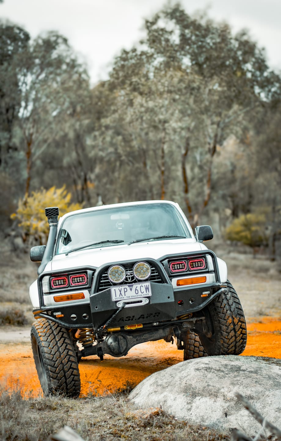 Customer photo review of 4X6" LED Colour Chasing Headlights