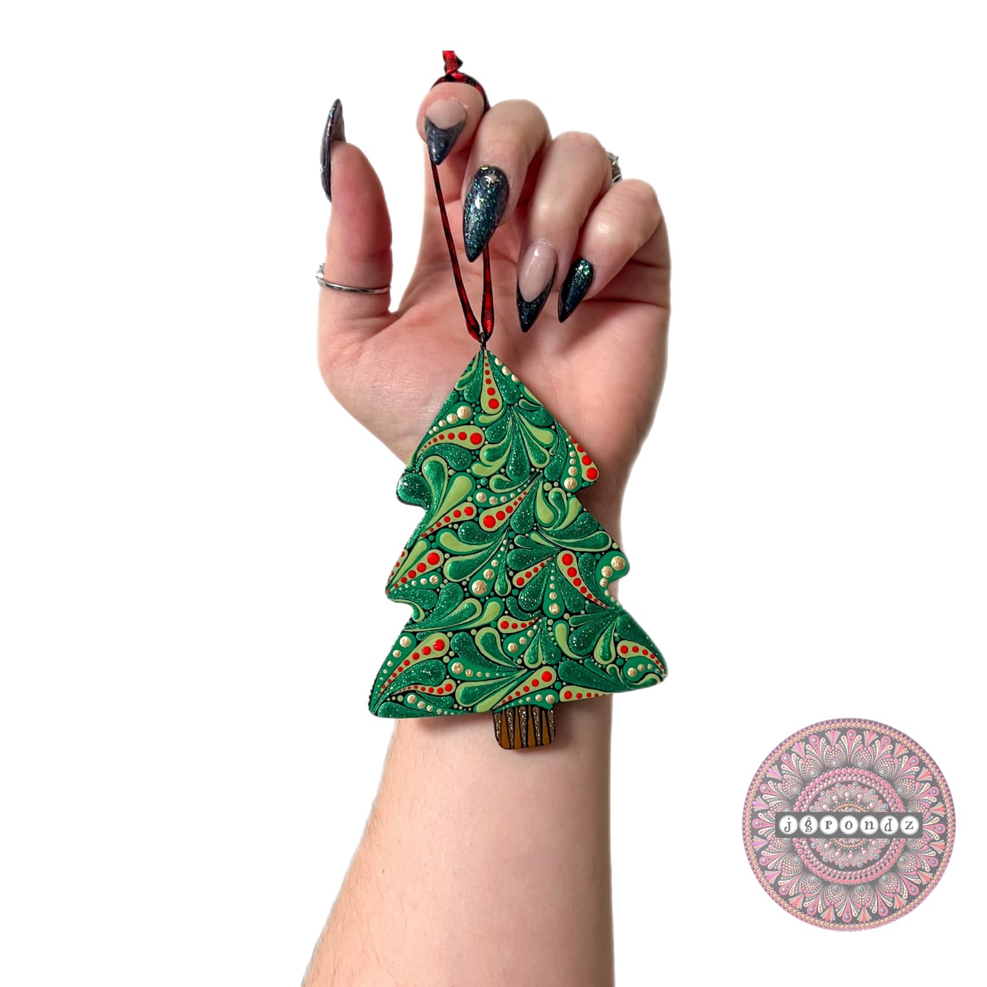 Customer photo review of Unfinished Wood Simple Christmas Tree Shape - Craft - up to 24" DIY