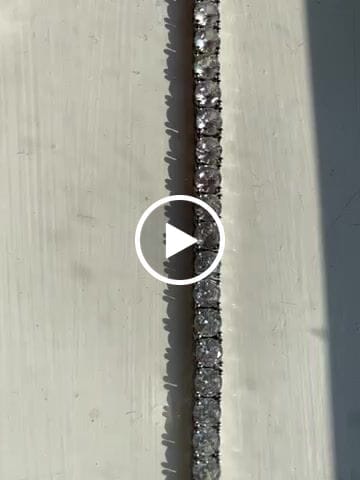 Customer video review of 5mm Tennis Chain - White Gold