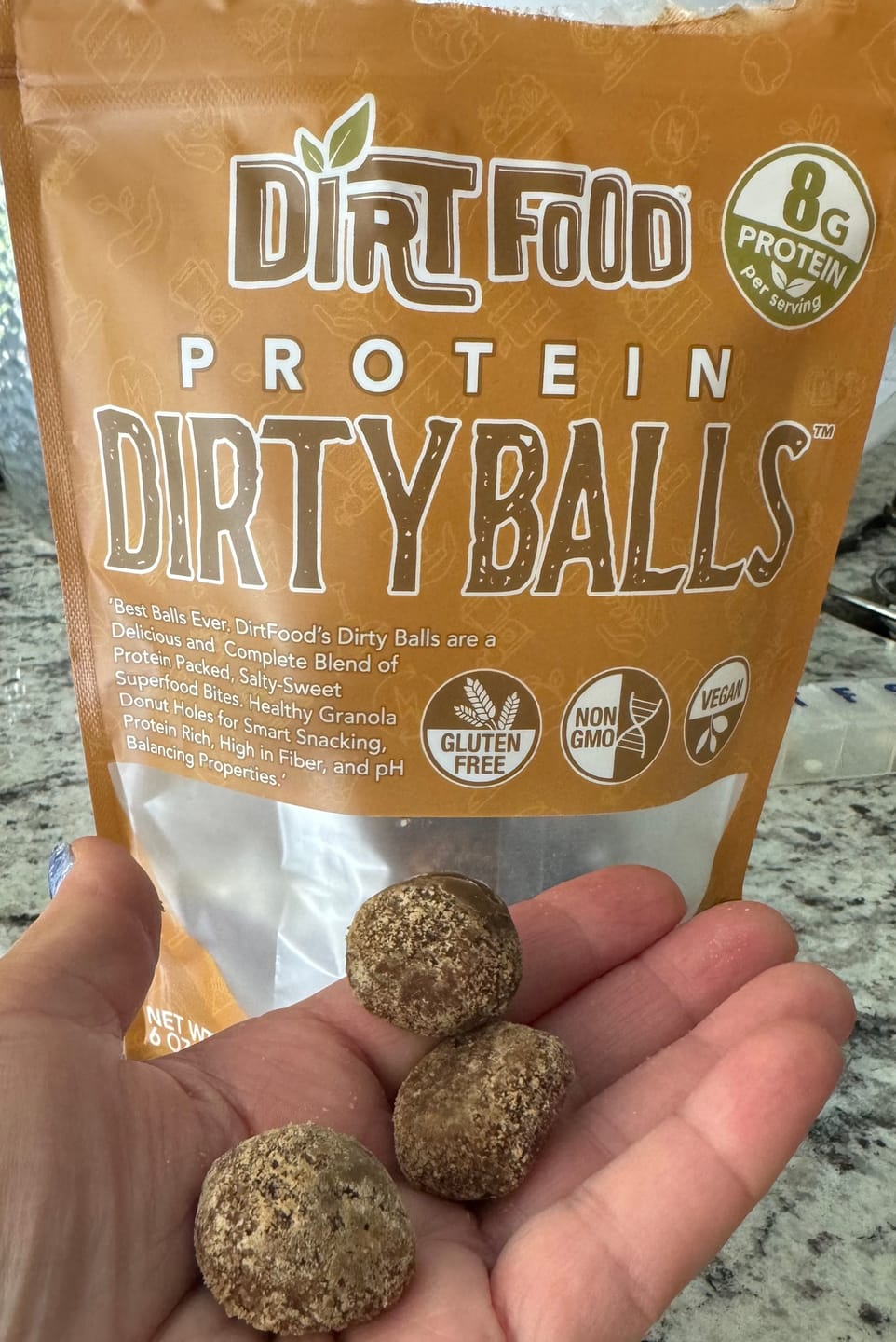 Customer photo review of Protein Dirty Balls (18-count)