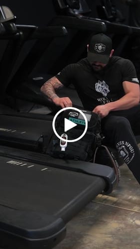 Customer video review of Small 25L Phantom Black Tactical Gym Backpack