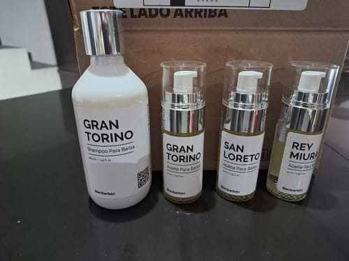 Customer photo review of 3 Aceites + 1 Shampoo Para Barba · Paquete 4 Piezas