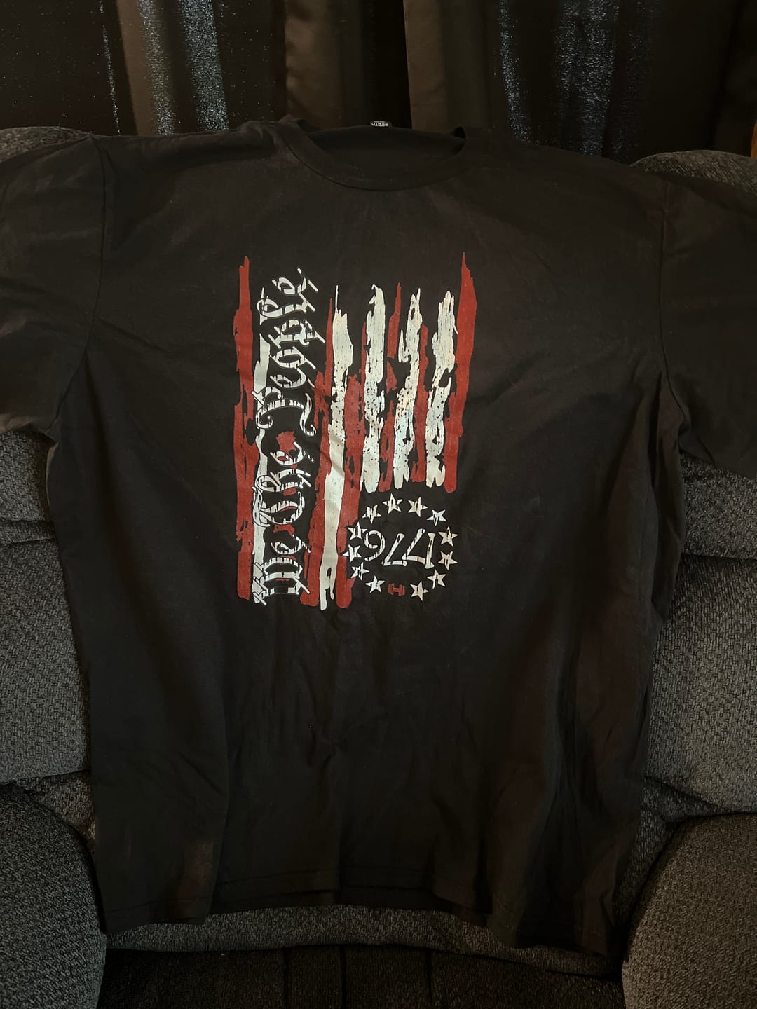 Customer photo review of We The People 1776 Flag T-Shirt