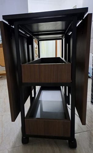 Customer photo review of ترابيزة سفرة مودرن ذات غالق للتحكم فى الحركة-stco10