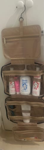 Customer photo review of The Space Saver Bonchemin Hanging Toiletry Bag