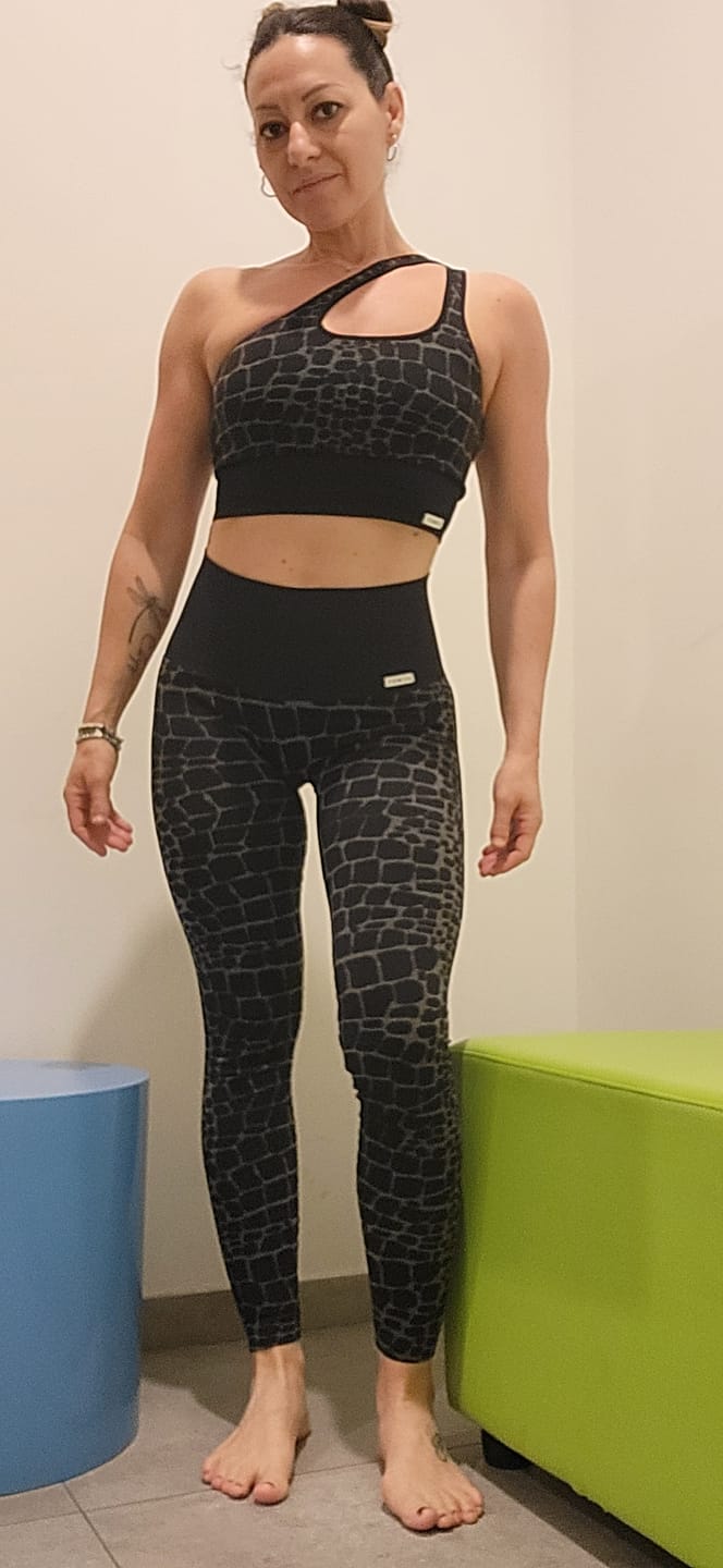 Customer photo review of Leggings All-Up Cocco Nero