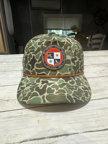 Customer photo review of Custom Leather Patch Rope Hat