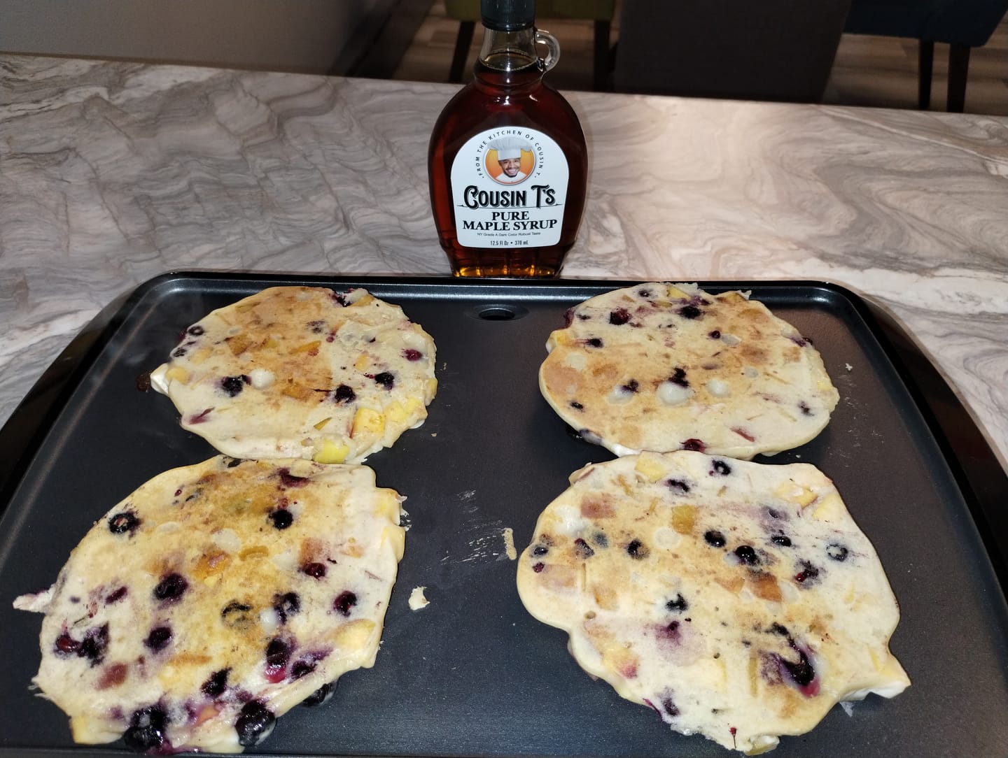 Customer photo review of Cousin T's Pure Maple Syrup