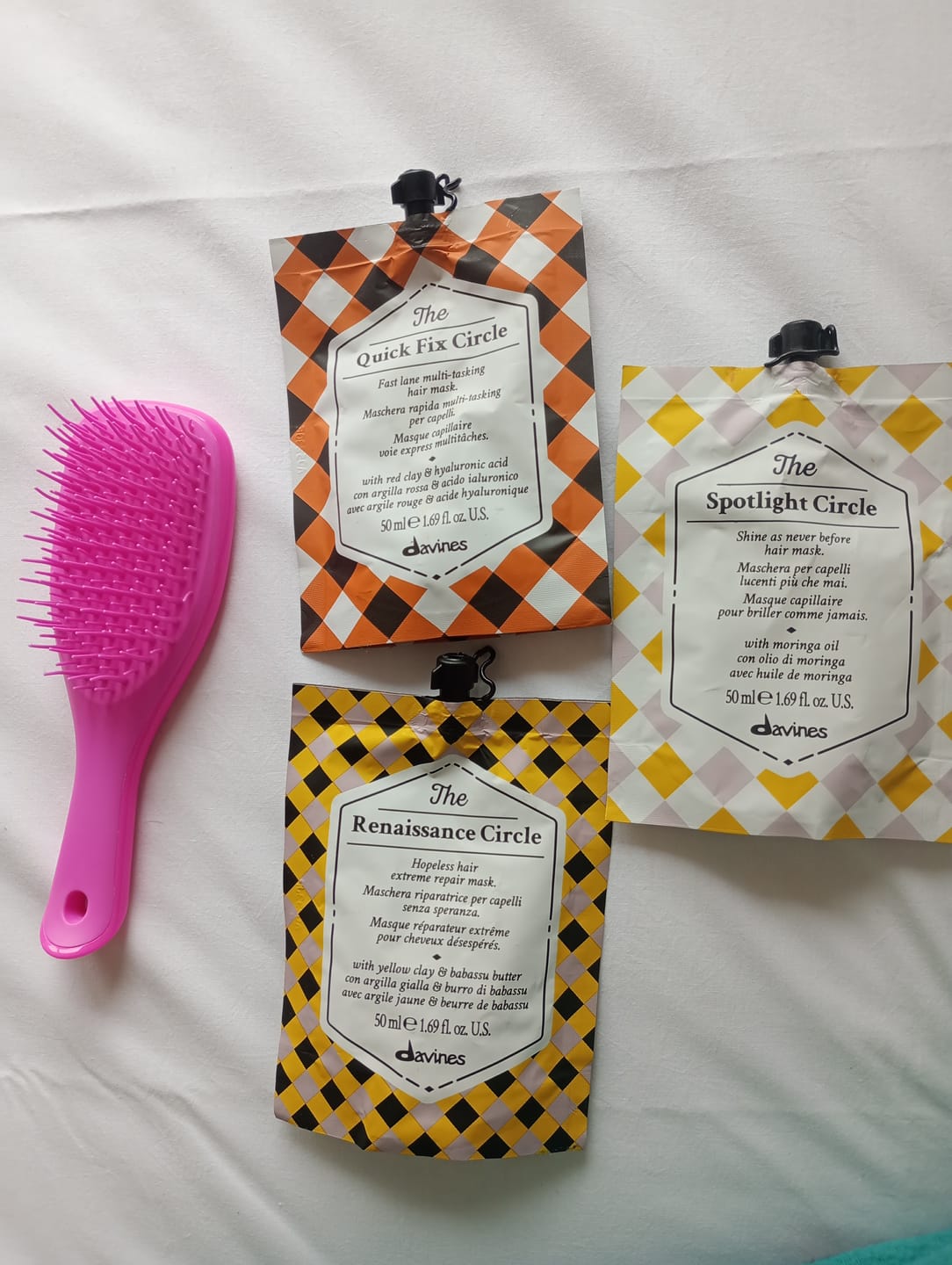 Customer photo review of Máscara Reparadora The Renaissance Tcc Davines