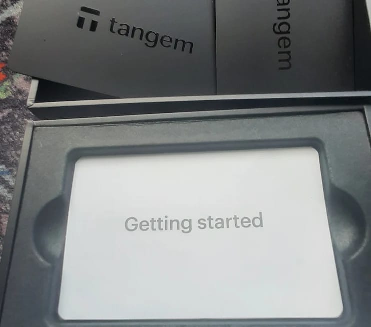 Customer photo review of NEW Tangem Hardware Wallet 2.0 | 3 er PACK