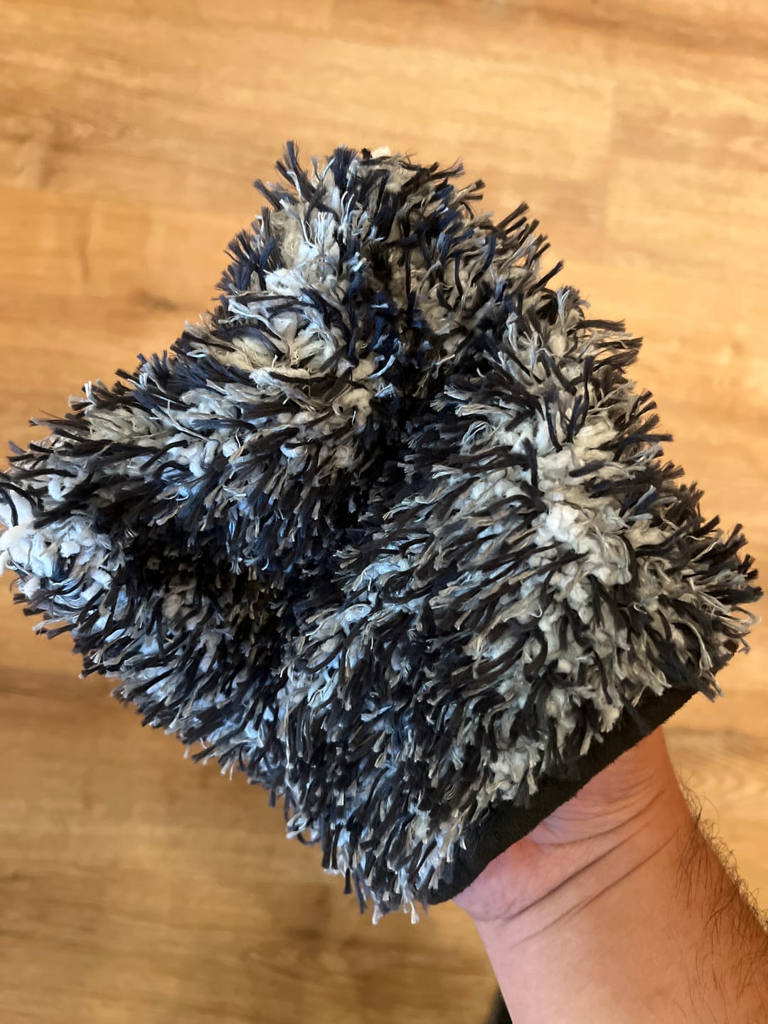 Customer photo review of CYCLONE ULTRA Wheel Mitt - Rag Company