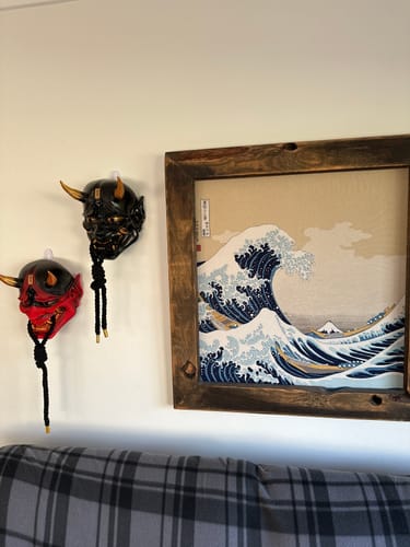 Customer photo review of Black Hannya Mask