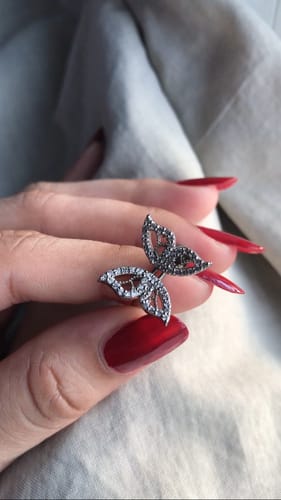 Customer photo review of GLASS WHIMSICAL WINGS