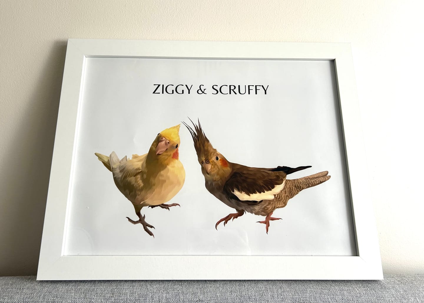 Customer photo review of Custom Pet Portrait (Digital Copy)