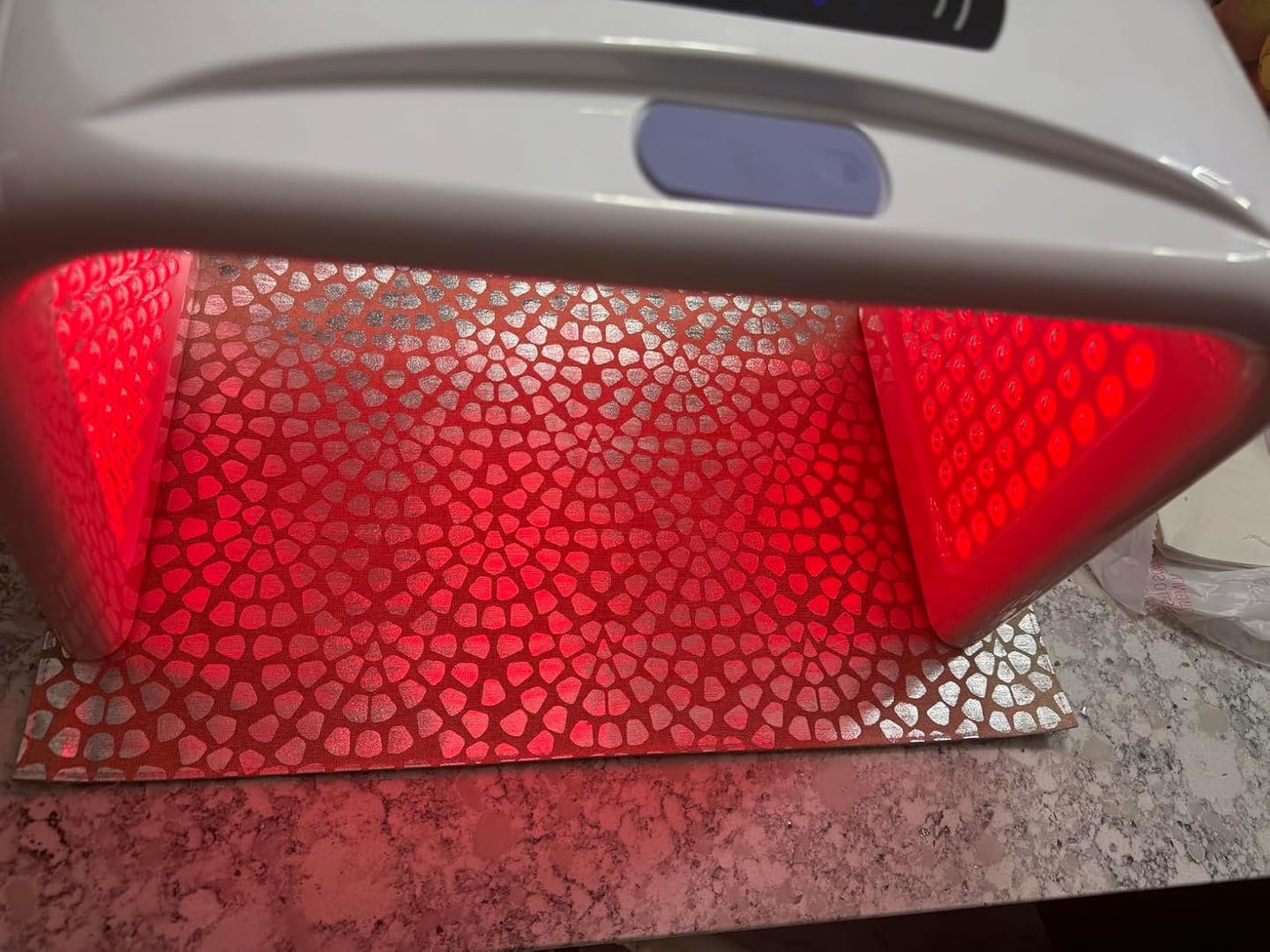 Customer photo review of RLB Salon-Grade LED Light Therapy System
