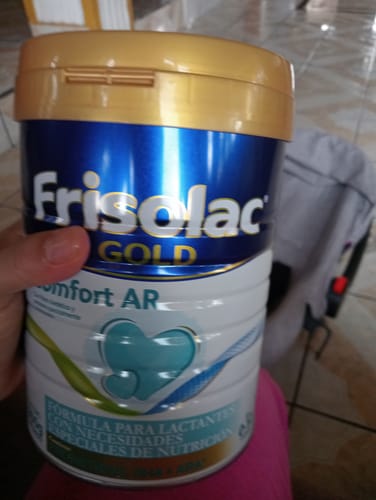 Customer photo review of Frisolac Gold Comfort A R (0-12 Meses) Lata C/ 400 Gr