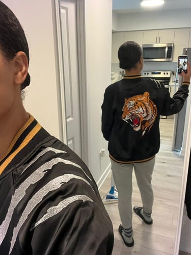 Customer photo review of Roaring Tiger Sukajan Souvenir Jacket