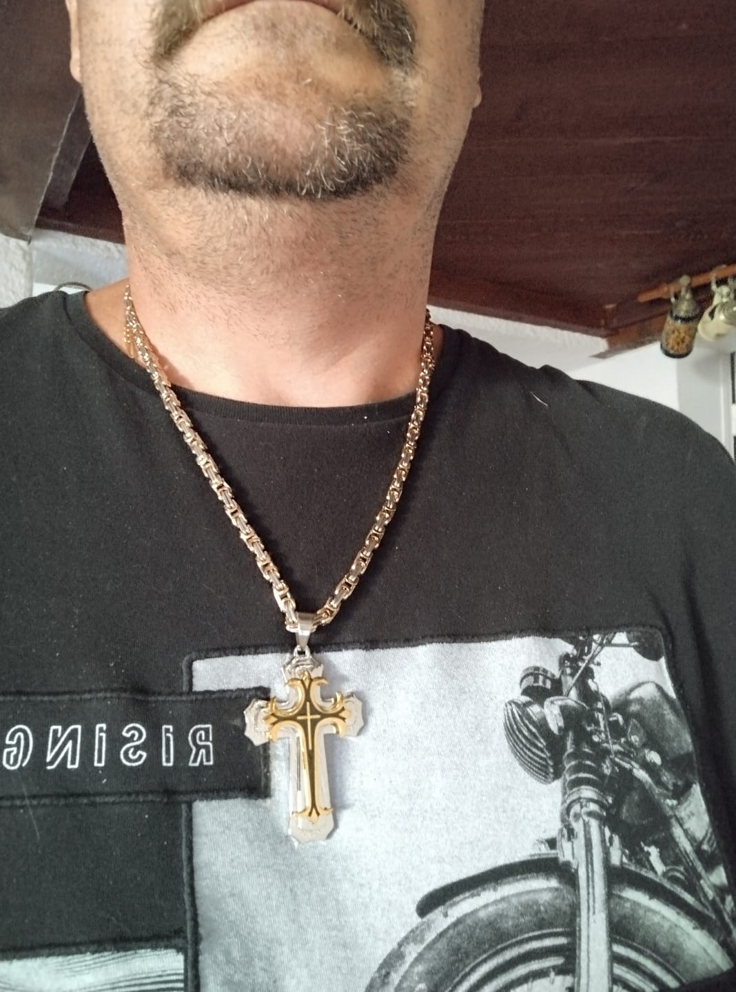 Customer photo review of Collier Croisé de l'Espoir