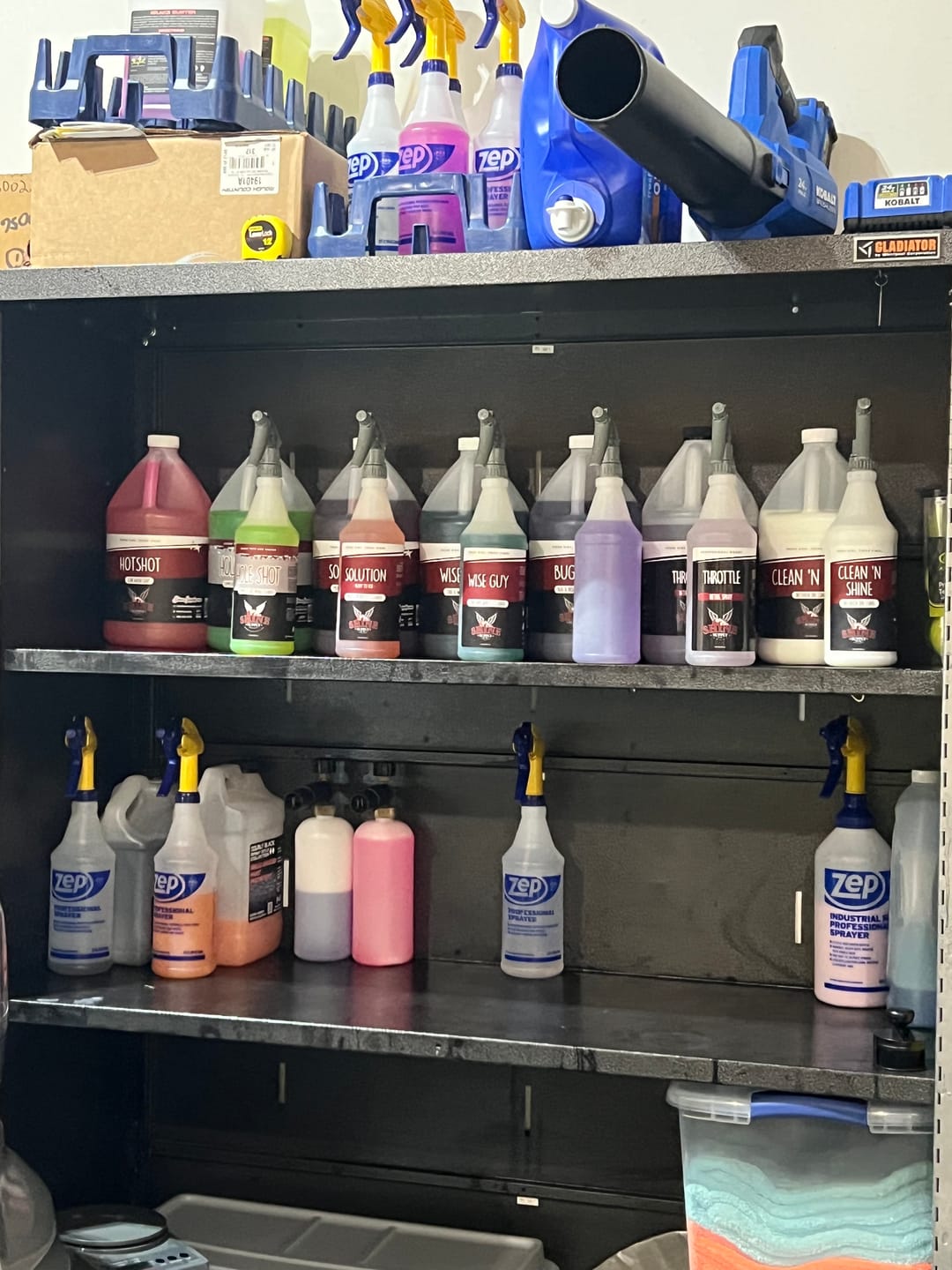 Customer photo review of Shine Supply 32oz. Labels