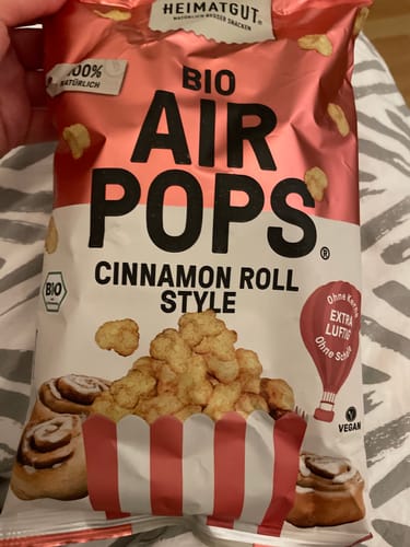 Customer photo review of Bio AirPops Cinnamon Roll Style