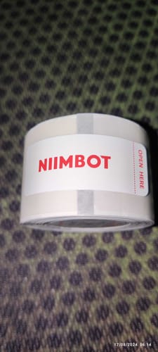 Customer photo review of Transparent Label Tape for D11, D110, D101