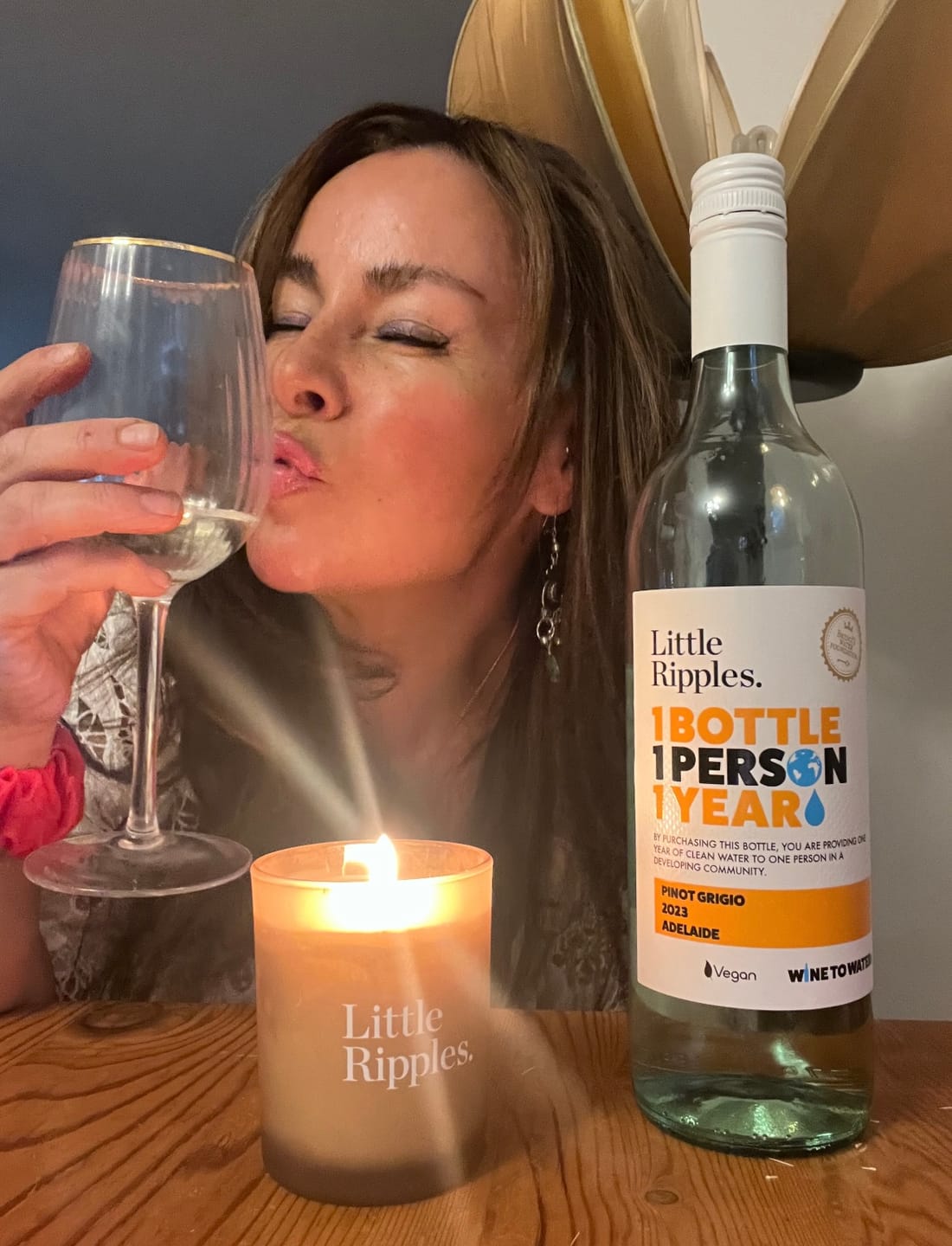 Customer photo review of Mulled Wine Candle GWP
