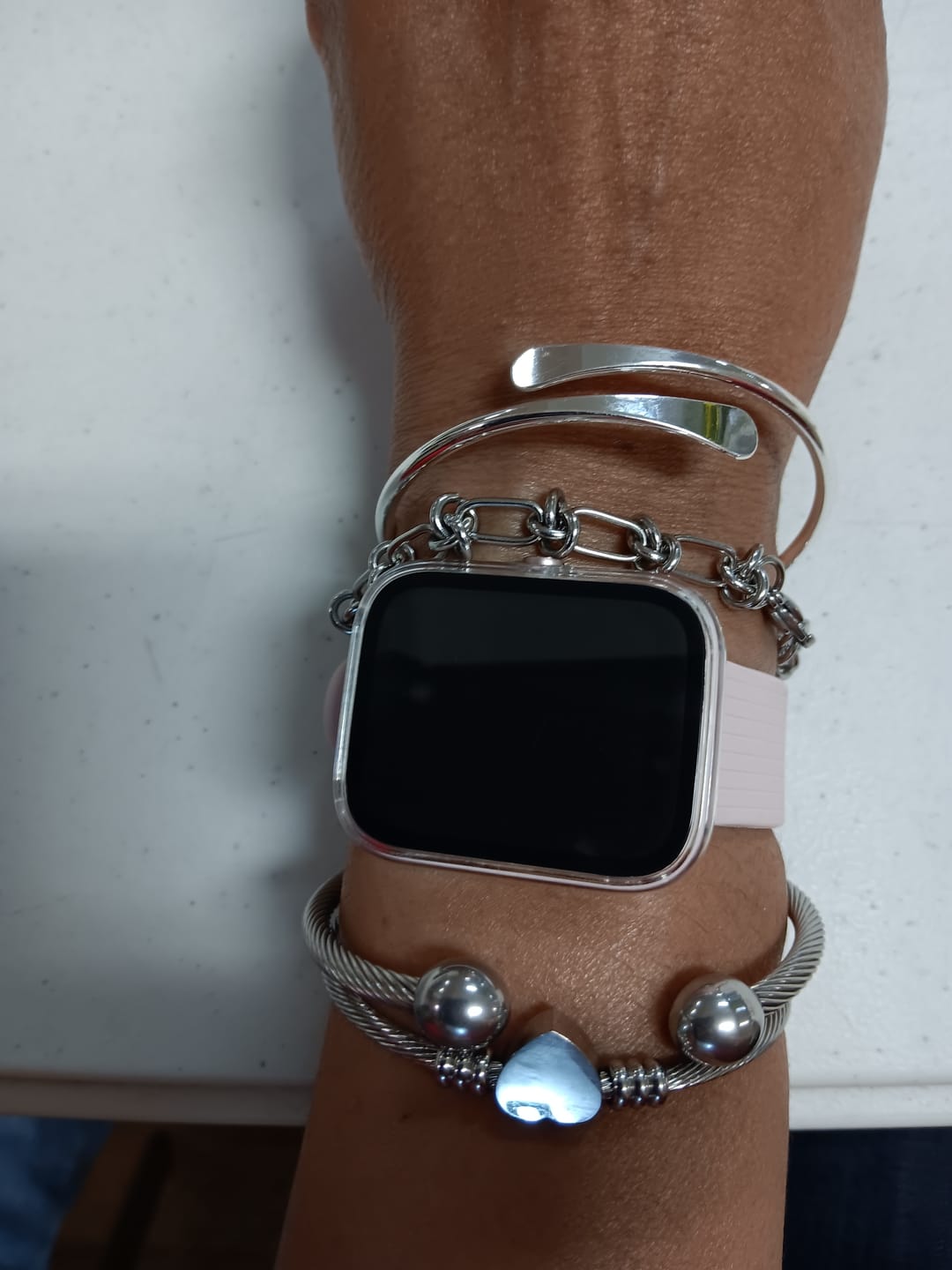 Customer photo review of Carissa Bracelet Stack