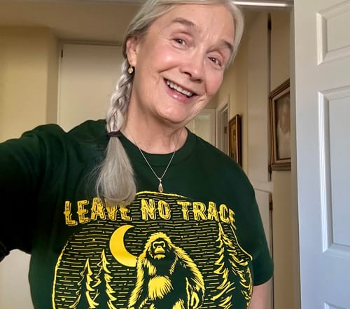 Customer photo review of Leave No Trace Bigfoot Vintage Tee