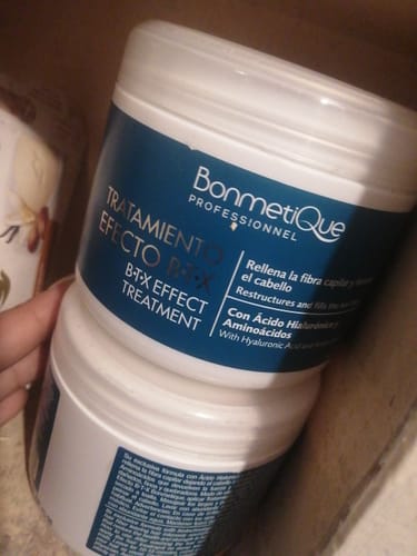 Customer photo review of Tratamiento Capilar Efecto Botox Ácido Hialurónico Bonmetique