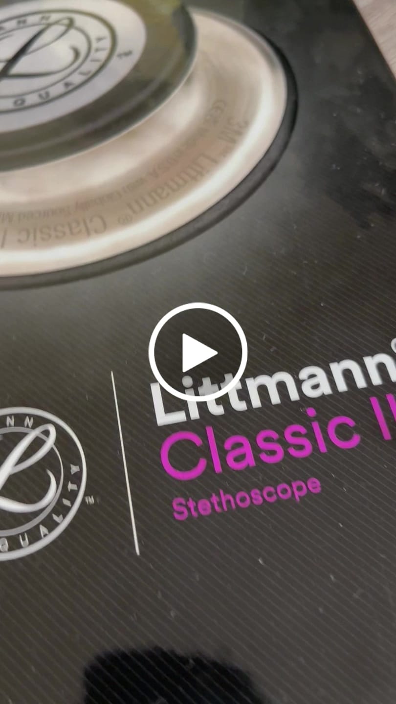 Customer video review of Littmann Classic III Monitoring Stethoscope: Black and Smoke 5811