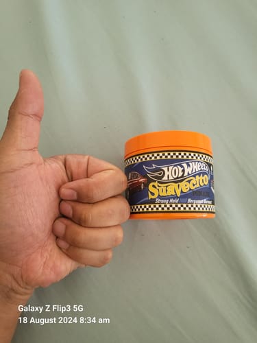 Customer photo review of Suavecito Strong Hold - Hot Wheels