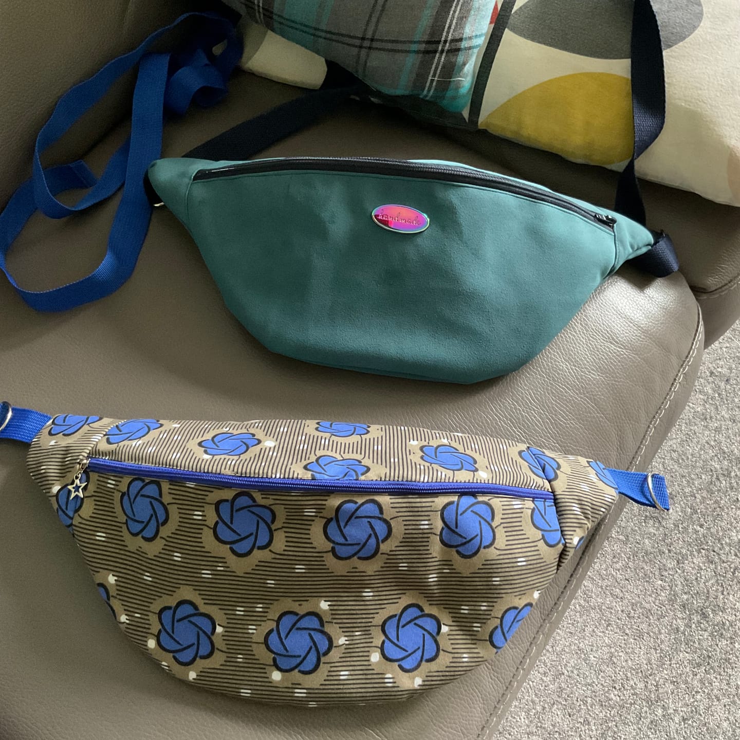 Customer photo review of Small and Large Baileigh Bumbag Digital Pattern