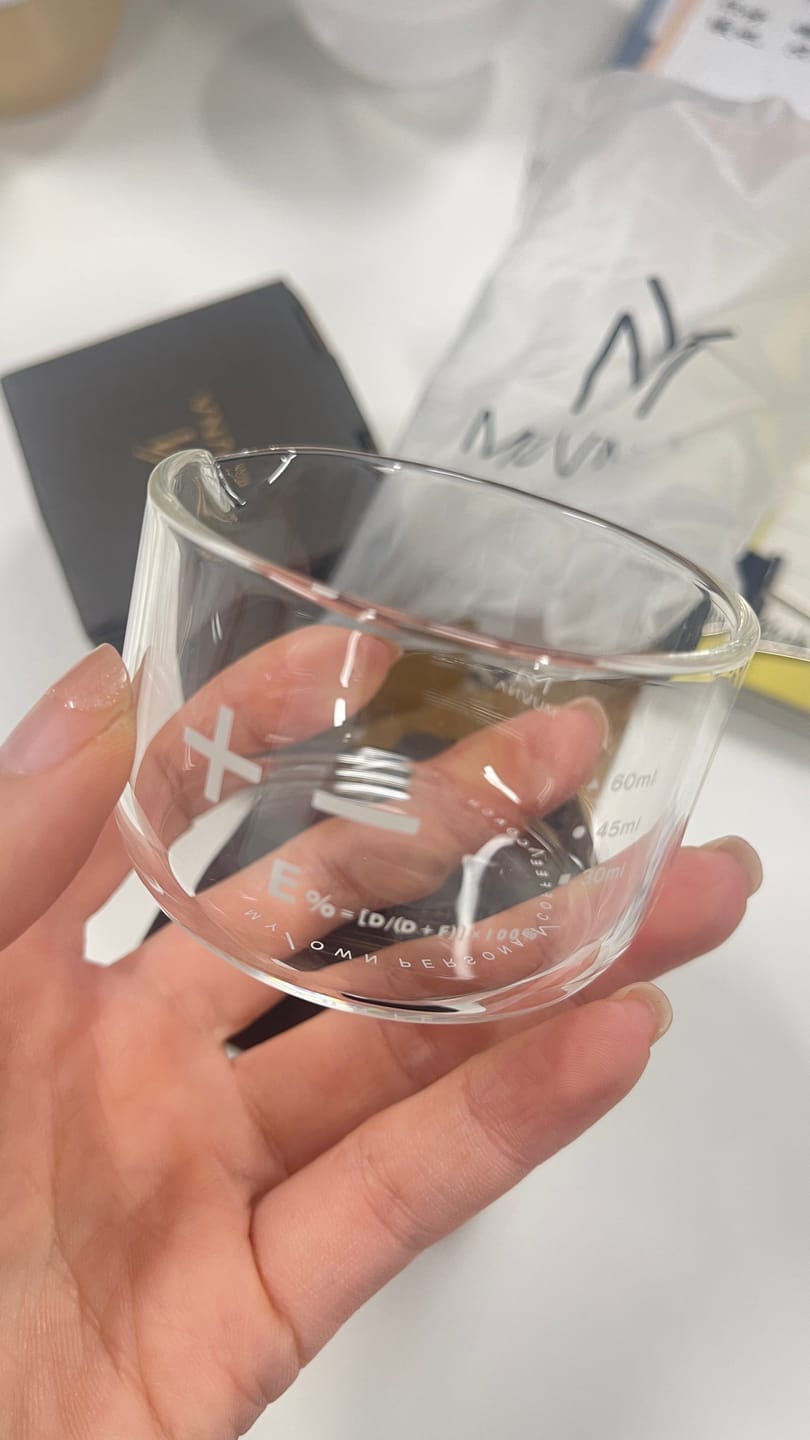 Customer photo review of Espresso Shot Glass with Measuring Scale - MUVNA